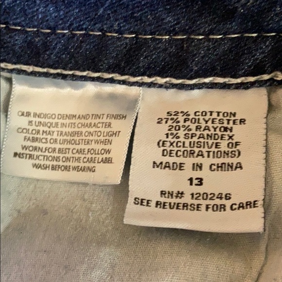 wallflower jeans size 13